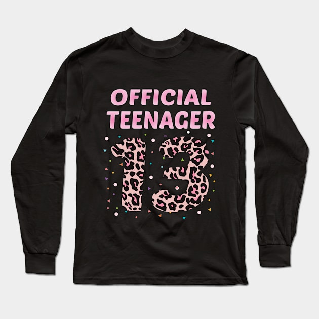 official teenager 13th Long Sleeve T-Shirt by othmane4